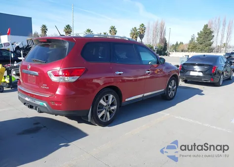 2014 Nissan Pathfinder Platinum из США, поврежденный, VIN 5N1AR2MM3EC642720